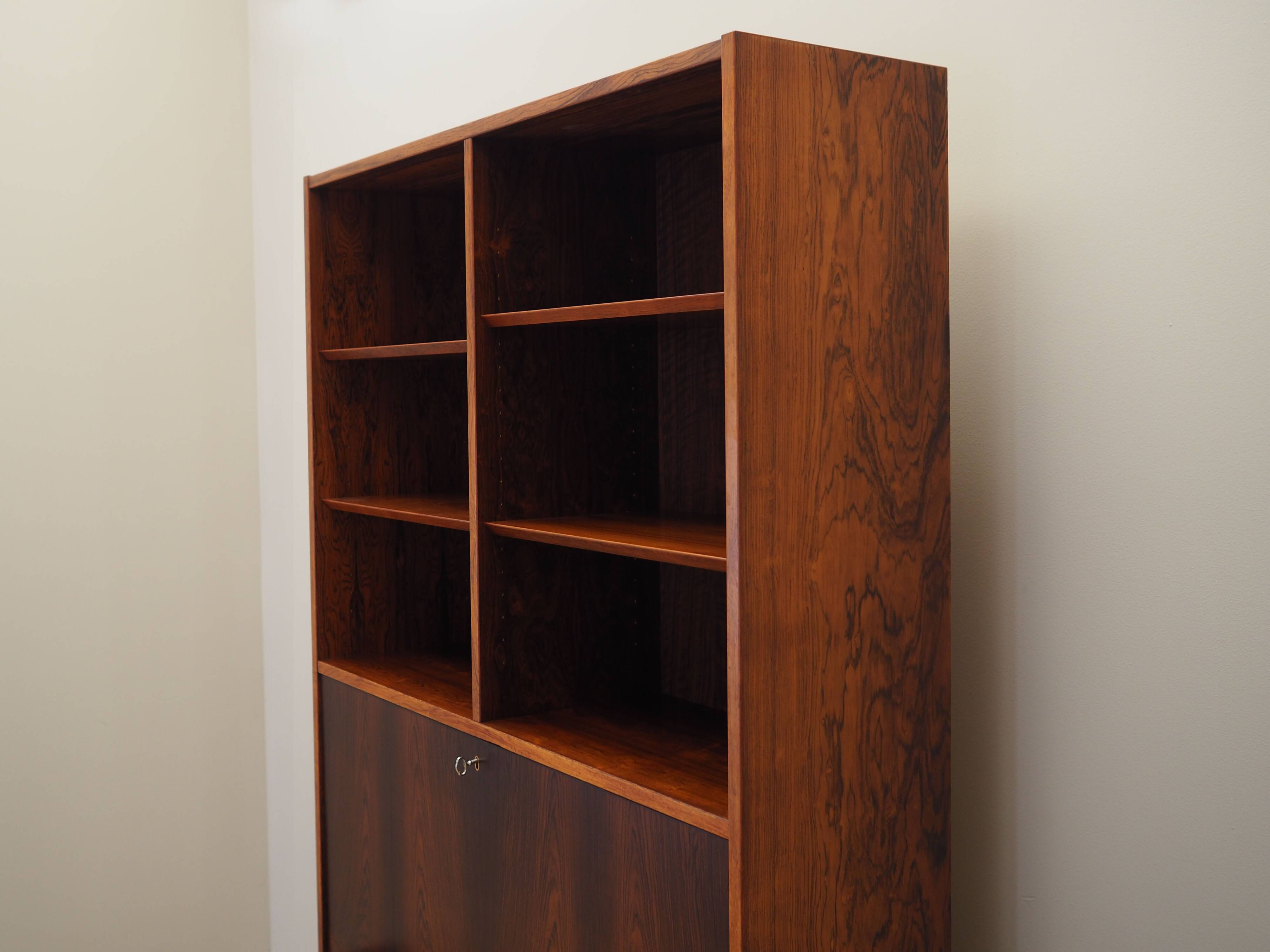 Rosewood bookcase, Danish design, 1970s, production: Hundevad