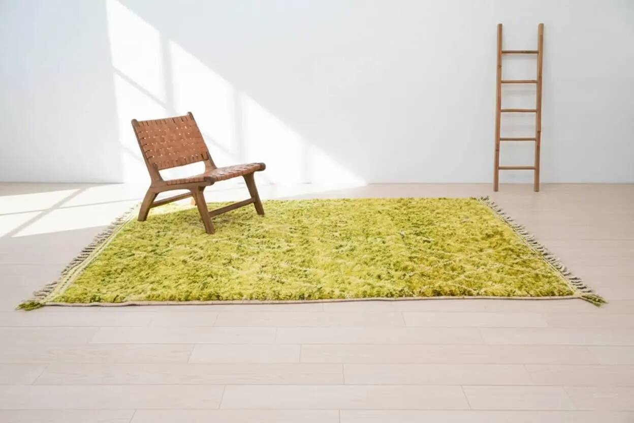 Berber rug natural wool Morocco 2.5 x 1.5 m