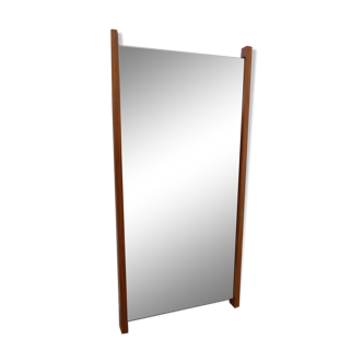 Teak mirror scandinavian style 1960