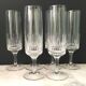 Set de 6 flûtes à champagne cristal taillé