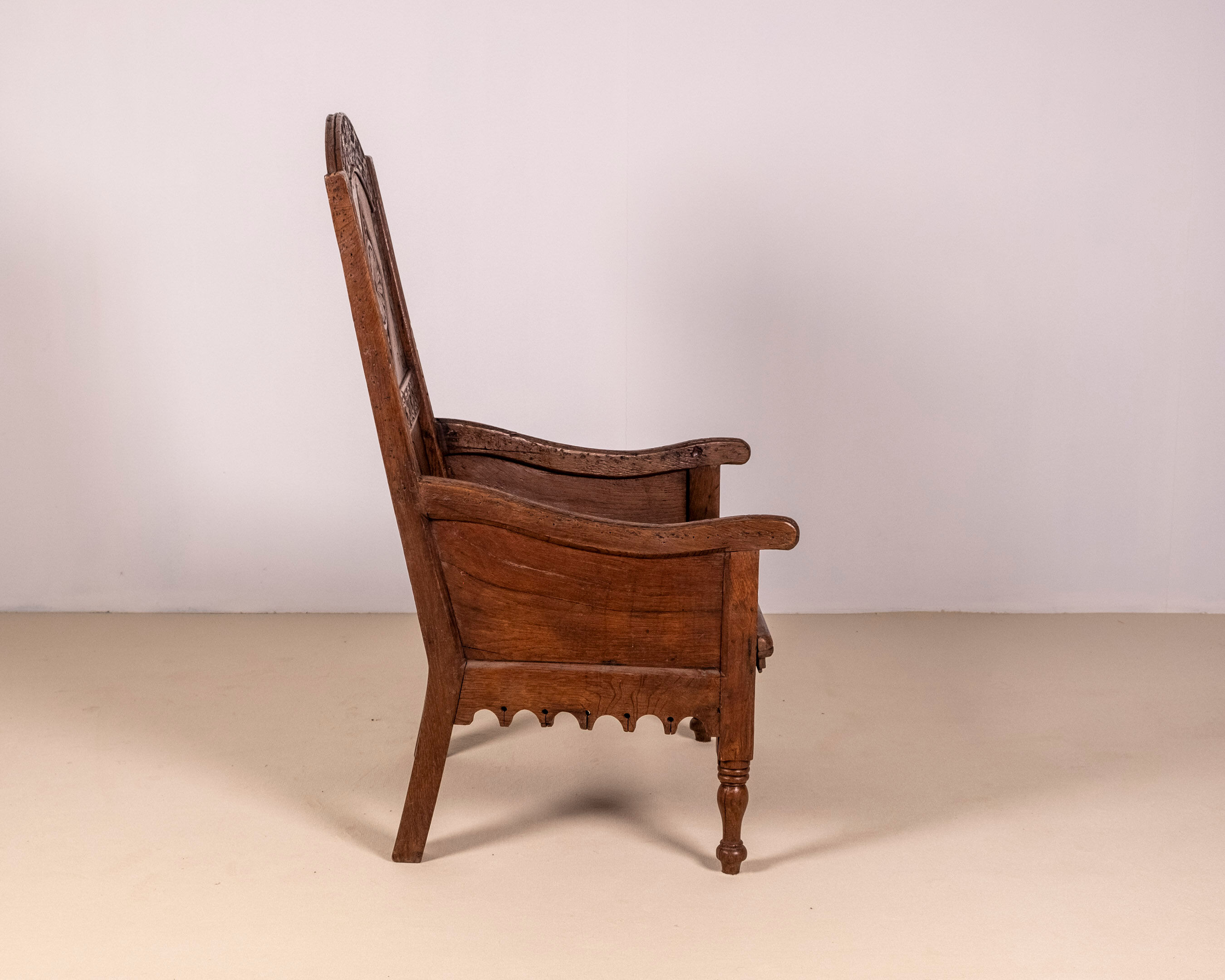 Early 19th Century Oak Wainscot Chair