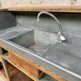 Old oak restaurant bar counter from the early 20th century