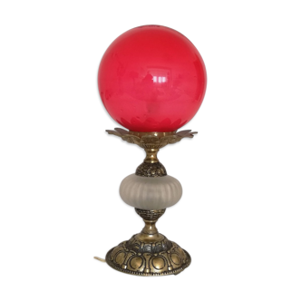 Lampe rouge des années 1940