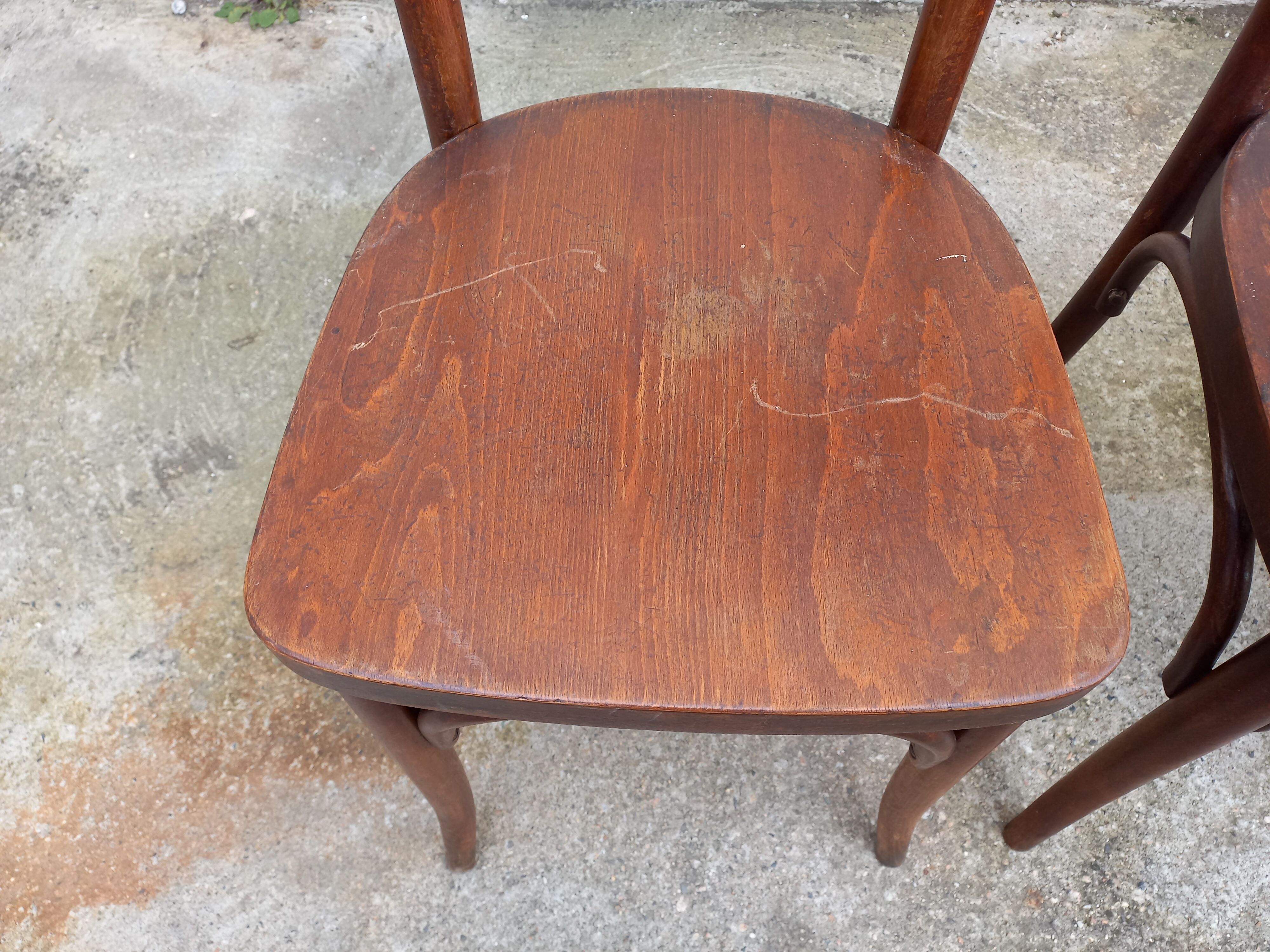 Chaises bistrot Thonet, lot de 6
