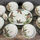 porcelain dinner service with embossed ducks