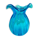 Blue breathless glass vase