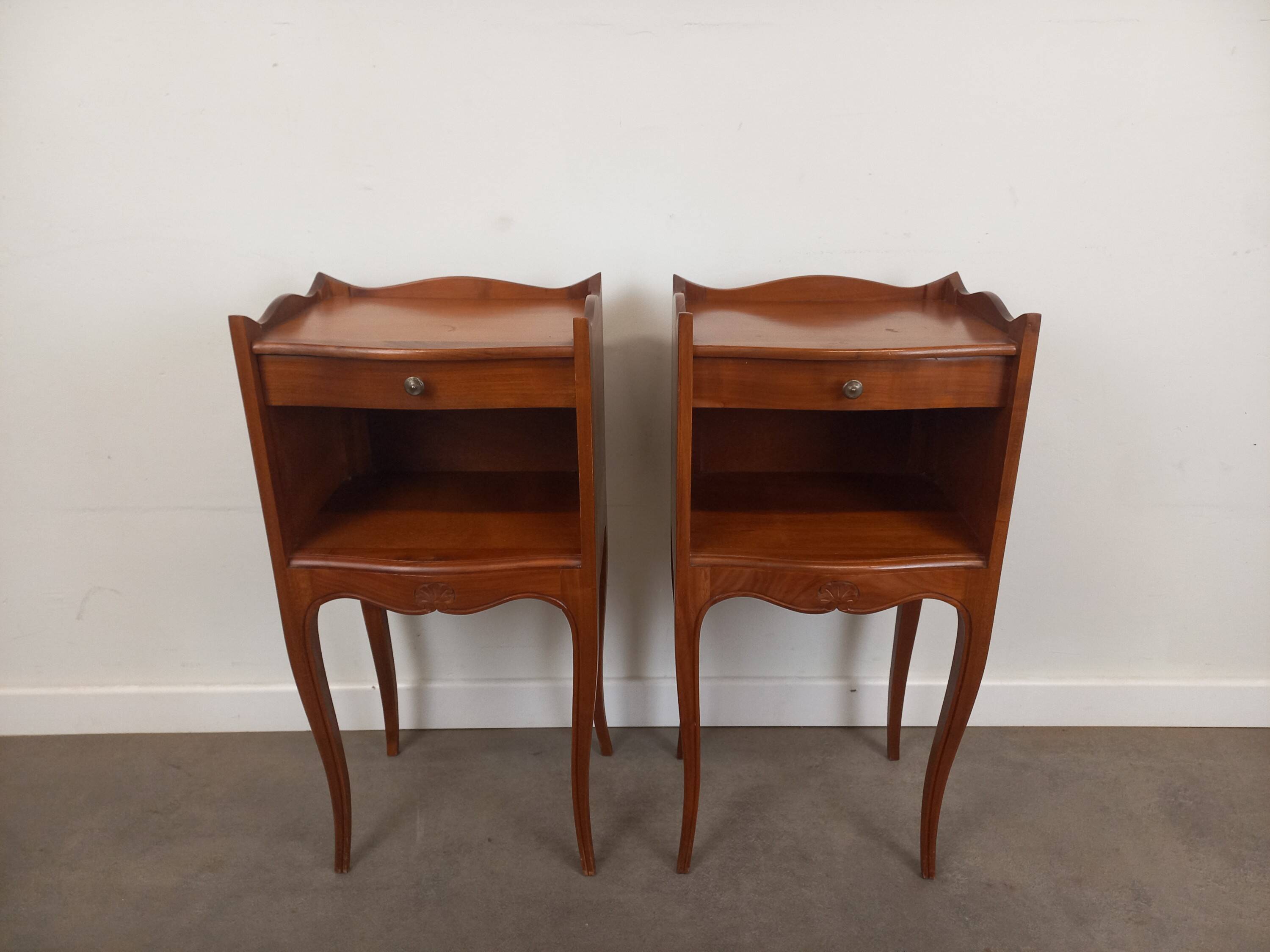 Pair of Louis XV style bedside tables