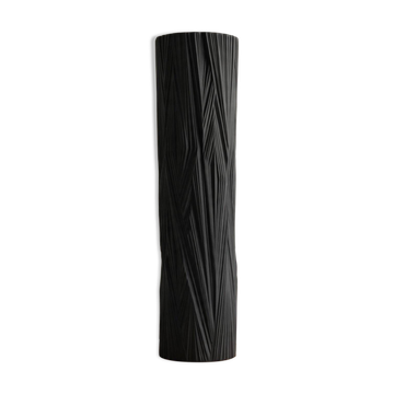 Column Vase 45cm Rosenthal Studio Line Black Porcelain - Martin Freyer O