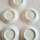 5 vintage coffee saucers