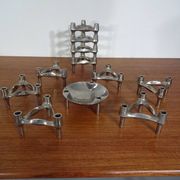 Candleholders by Ceasar Stoffi & Fritz Nagel for BMF, 1960s, Set of 11