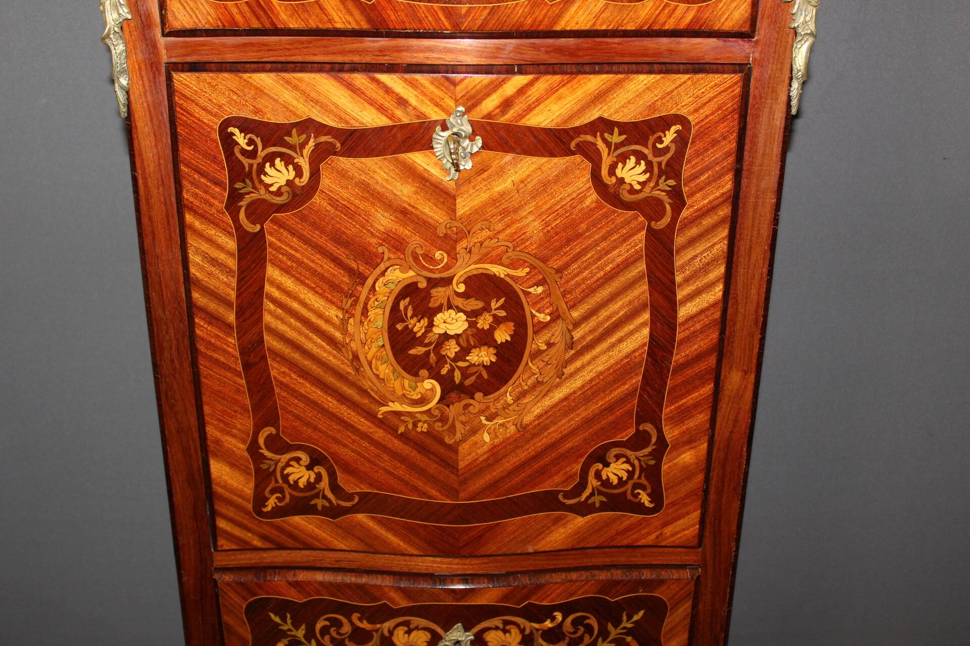 Louis XV style secretary stamped A. Monin, late 19th century
