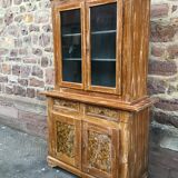 Buffet 2 corps sapin Alsace cottage 1920