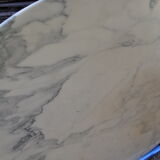 Meal table, oval, marble, 70