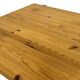 Vintage coffee table pinewood minimalist 1970s design
