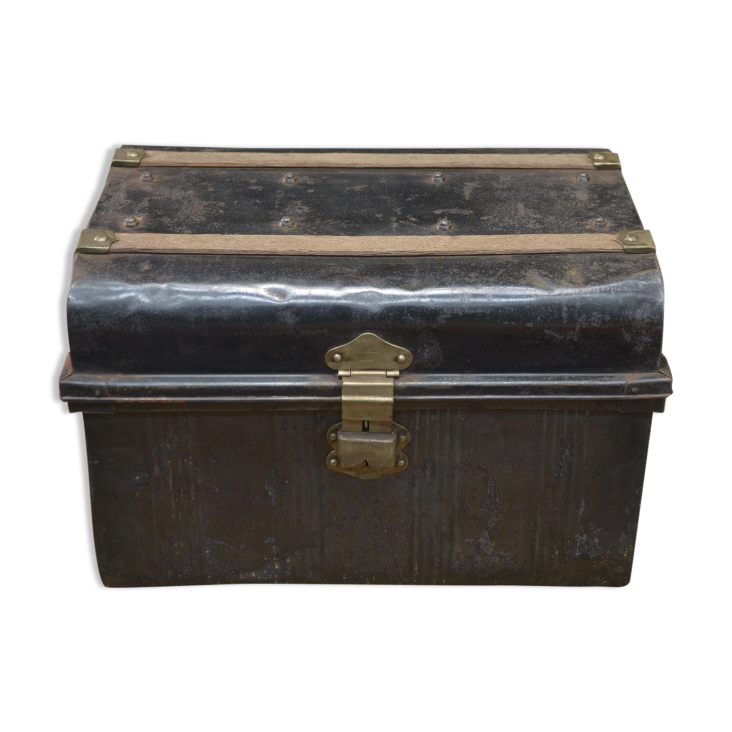 Old metal trunk Willaimson & Sons