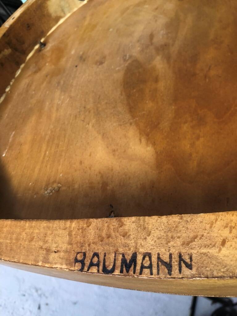 2 60s Baumann armchairs