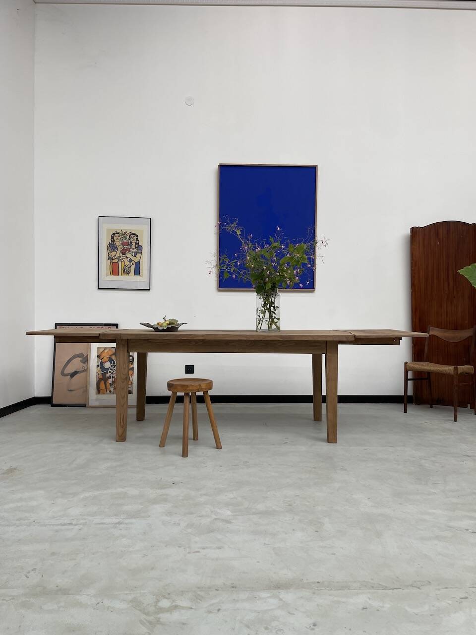 Oak farmhouse table 270 cm with extensions