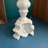 Bassano ceramic lamp with fringed shade