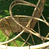 Rocking-chair en rotin