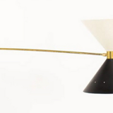 Asymmetrical Chandelier Butterfly White & Black