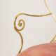 Pair of wrought iron and gilded armchairs, circa 1990