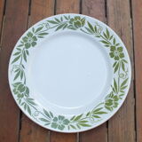 Plat vintage rond Moulin des Loups - vert