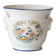Ceramic bucket decoration flowers bird and butterfly