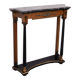 Elegant Italian Console Table, Black Marble Top, 1950s Empire Revival