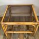 Tabb bo the vintage rattan and smoked glass bass