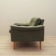 Green leather sofa, Danish design, 1970s, produced in Denmark