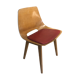 Chair Tonneau de Guariche wooden feet