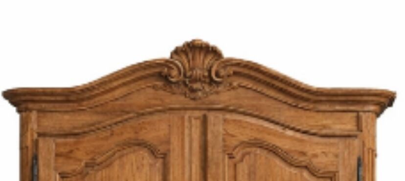 Sanded antique wardrobe