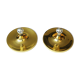 Pair of gold space-age wall lamps flush light gold sölken leuchten germany