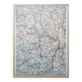 Printed in 1910, Luxembourg and its surroundings.