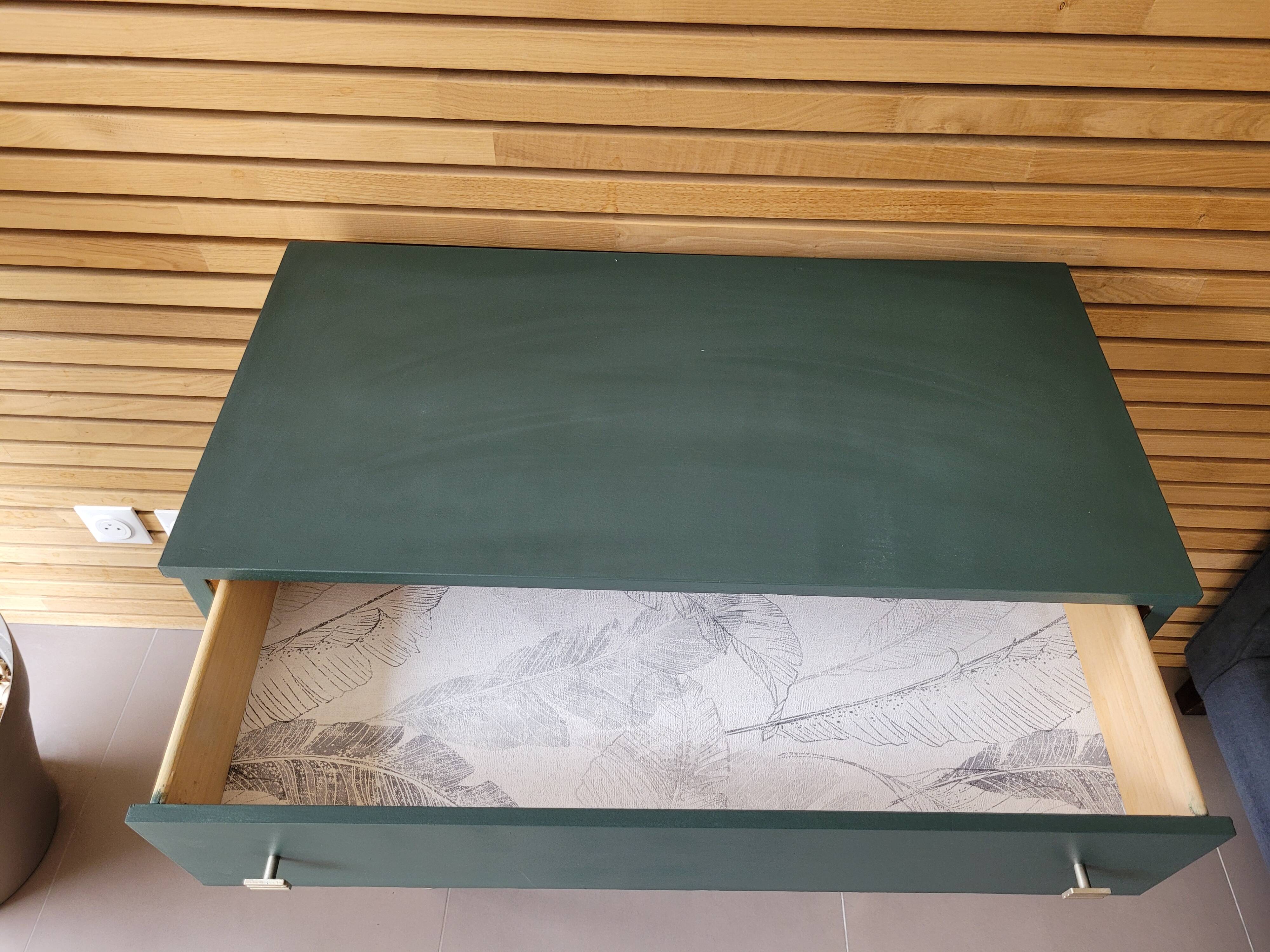 Commode vintage années 60 pieds fuseaux