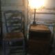 Oak bedside table from the 1930s/1940s.