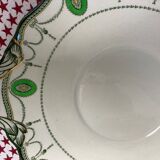 Plat à gâteau en faïence Royal Doulton ancien