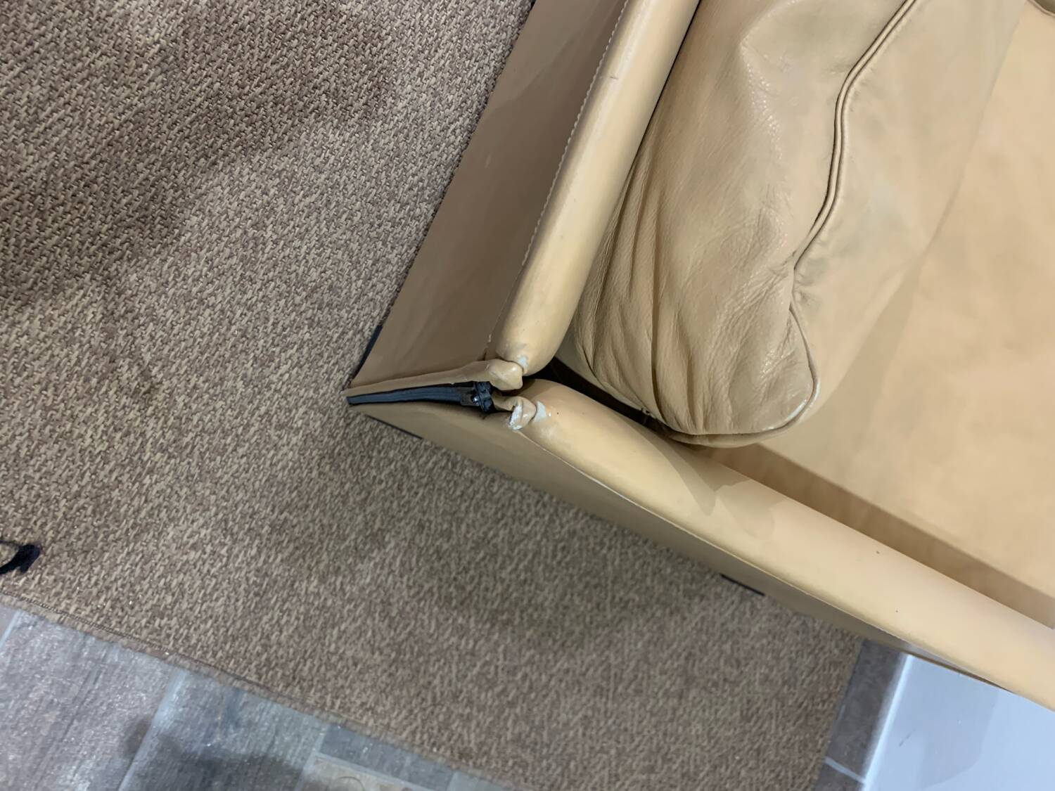 Vintage leather sofa