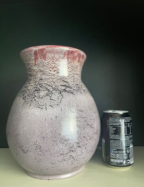Vase Accolay 1960 ceramic