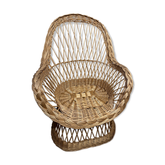 Rattan armchair