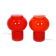 Vintage Red Glass Table Lamps attributed to Štěpán Tabery, 1970s