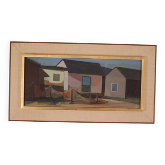 "Grötviks sjöbodar, Söndrum" de Ragnar Ring