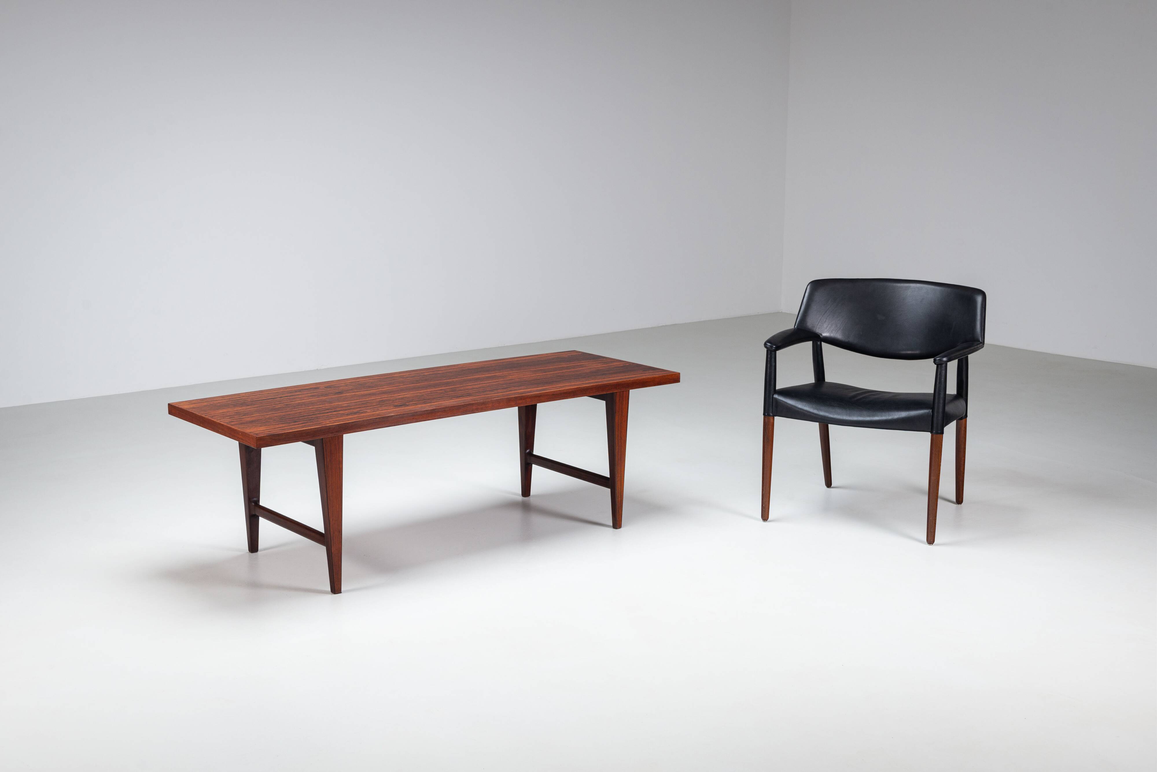 Table basse en palissandre d'Edmund Jørgensen
