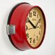 Vintage red seiko navy wall clock, 1970s