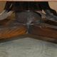 Antique Art Nouveau Victorian hand-carved revolving library.