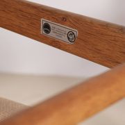 6x Hans J. Wegner Dining Chair CH36 in Oak, 1970s Denmark