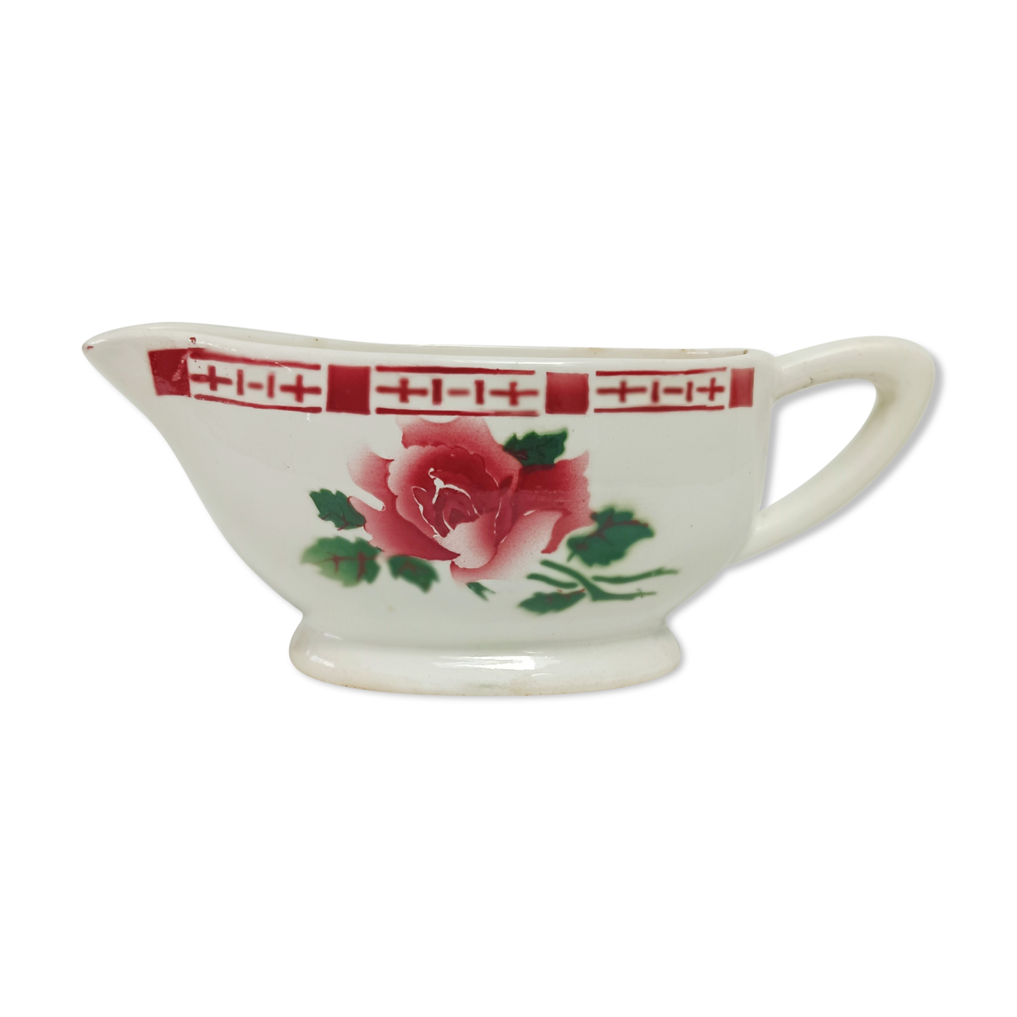 Saucière Digoin Sarreguemines fleurie