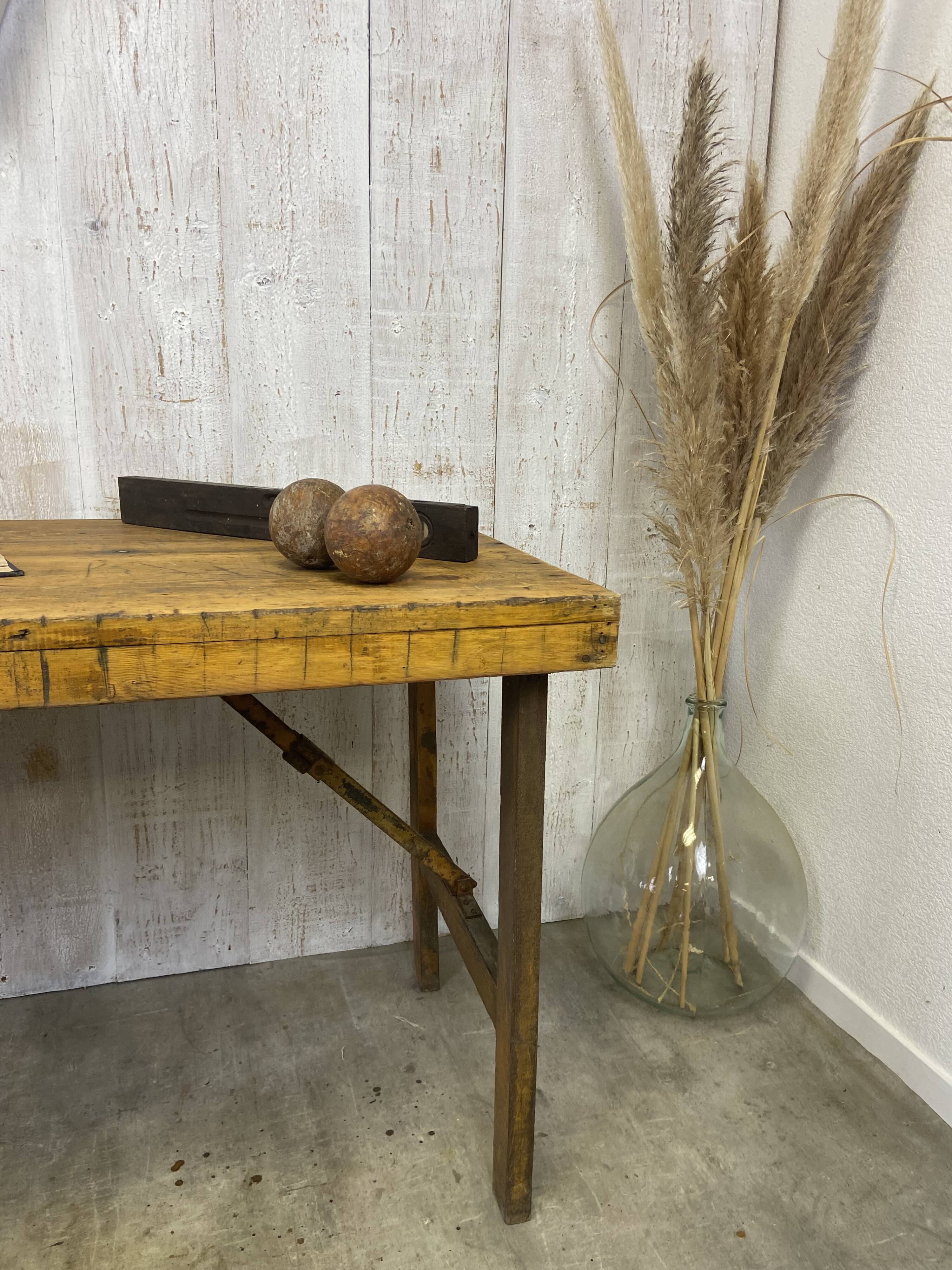 Vintage workshop table