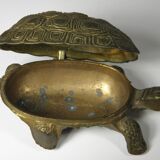 "turtle" ashtray in brass
