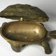 "turtle" ashtray in brass